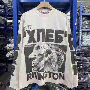 Graphic Long Sleeve Shirt with Bold Print